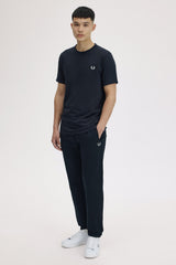 T-SHIRT HOMME RINGER MARINE 608 MARINE 608
