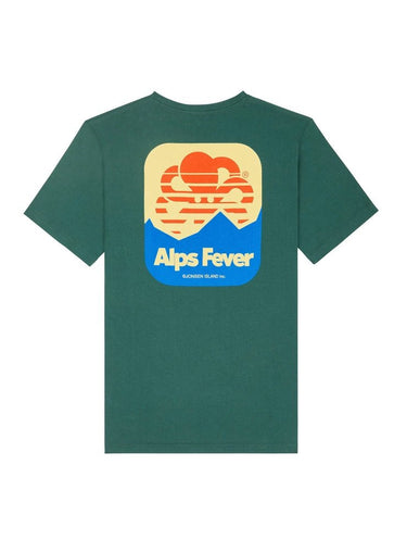 T-SHIRT HOMME CLASSIC ALPS FEVER VERT VERT