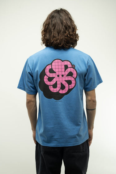 T-SHIRT HOMME CLASSIC BIG 3D BLEU BLEU