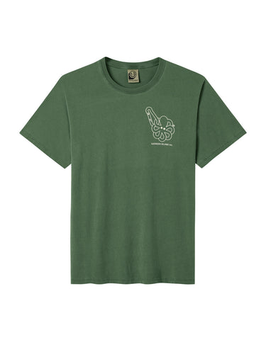 T-SHIRT HOMME CLASSIC HIKING CREW VERT VERT