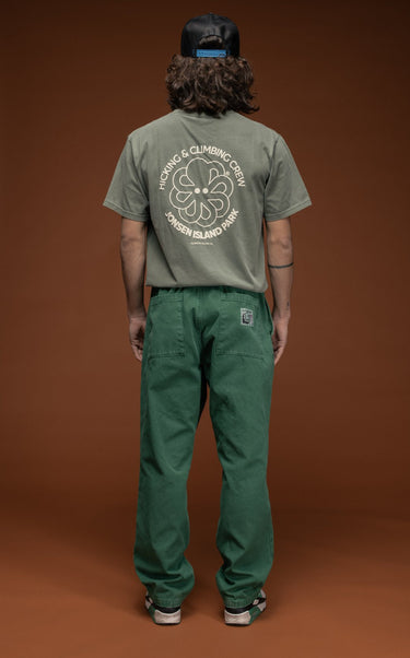 T-SHIRT HOMME CLASSIC HIKING CREW VERT VERT