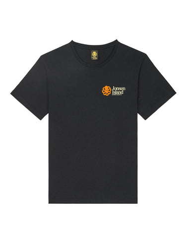 T-SHIRT HOMME CLASSIC ORANGE SKISH NOIR NOIR