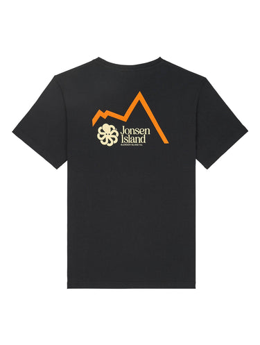 T-SHIRT HOMME CLASSIC ORANGE SKISH NOIR NOIR