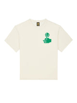 T-SHIRT HOMME CONFORT FLOWER LOVE CREME CREME