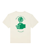 T-SHIRT HOMME CONFORT FLOWER LOVE CREME CREME