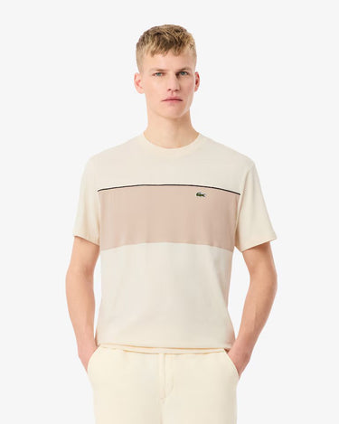 T-SHIRT HOMME LACOSTE BEIGE BEIGE