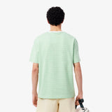 T-SHIRT HOMME RAYÉ VERT VERT