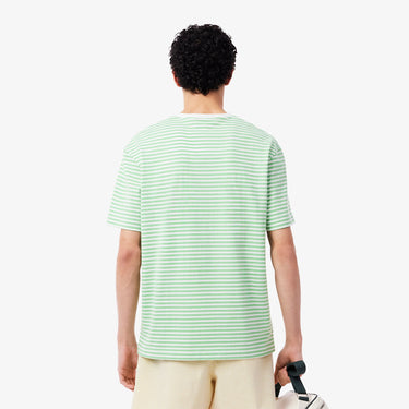 T-SHIRT HOMME RAYÉ VERT VERT