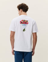 T-SHIRT HOMME BOUQUET BLANC BLANC