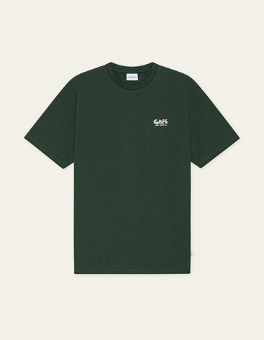T-SHIRT HOMME CAFE VERT VERT