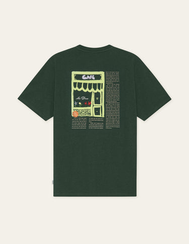 T-SHIRT HOMME CAFE VERT VERT