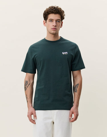 T-SHIRT HOMME CAFE VERT VERT