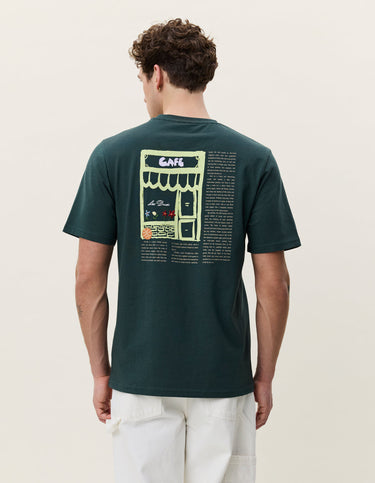 T-SHIRT HOMME CAFE VERT VERT