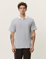 T-SHIRT HOMME KNITTED STRIPE ECRU ECRU