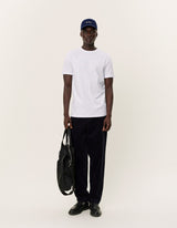 T-SHIRT HOMME NORREGAARD TONAL BLANC BLANC