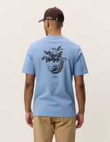 T-SHIRT HOMME PLANT BLEU BLEU