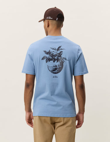 T-SHIRT HOMME PLANT BLEU BLEU