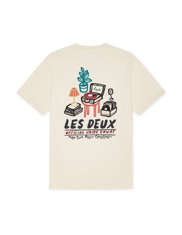 T-SHIRT HOMME RECORD IVOIRE IVOIRE