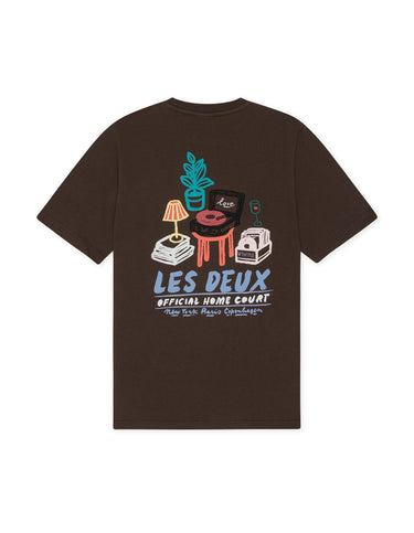 T-SHIRT HOMME RECORD MARRON MARRON