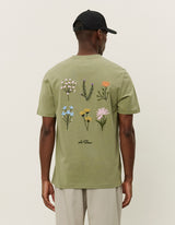 T-SHIRT HOMME WILD FLOWER T-SHIRT KAKI CLAIR KAKI CLAIR