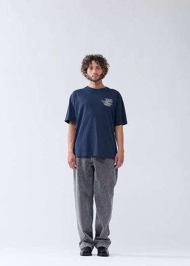 T-SHIRT HOMME COLLAGE MARINE MARINE