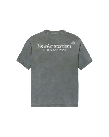 T-SHIRT HOMME LACE PRINT LOGO ANTHRACITE ANTHRACITE