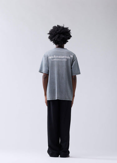 T-SHIRT HOMME LACE PRINT LOGO ANTHRACITE ANTHRACITE