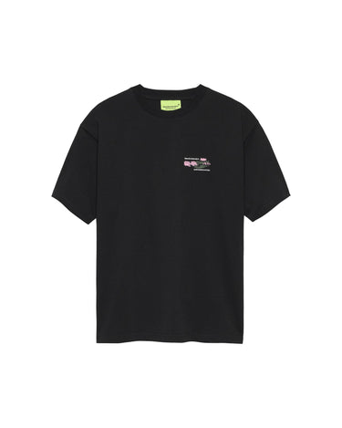 T-SHIRT HOMME LILIES NOIR NOIR