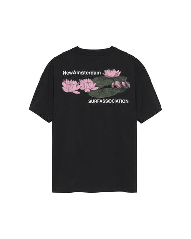 T-SHIRT HOMME LILIES NOIR NOIR