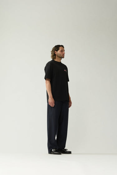 T-SHIRT HOMME LILIES NOIR NOIR