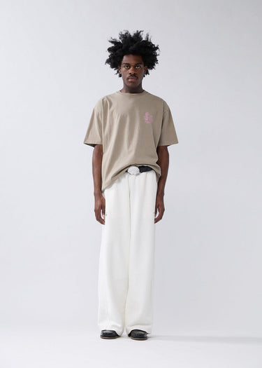 T-SHIRT HOMME TAUPE TAUPE