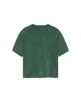 T-SHIRT HOMME WORKED LOGO VERT / BLANC VERT / BLANC