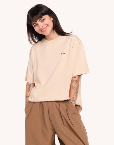 T-SHIRT HOMME CREATIVE STUDIO CREME CREME