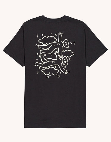T-SHIRT HOMME FLYING NOIR NOIR
