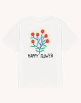 T-SHIRT HOMME HAPPY FLOWER ECRU ECRU