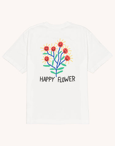 T-SHIRT HOMME HAPPY FLOWER ECRU ECRU