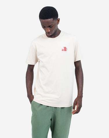 T-SHIRT HOMME LOCAL BREWERY CREME CREME