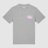 T-SHIRT HOMME PINK FLOWER GRIS GRIS