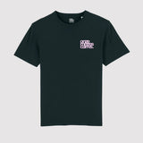 T-SHIRT HOMME PINK FLOWER NOIR NOIR