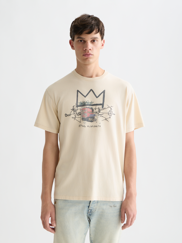 T-SHIRT HOMME BEIGE BEIGE