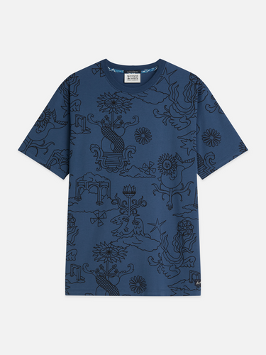 T-SHIRT HOMME RELAXED MARINE MARINE