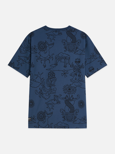 T-SHIRT HOMME RELAXED MARINE MARINE