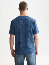 T-SHIRT HOMME RELAXED MARINE MARINE