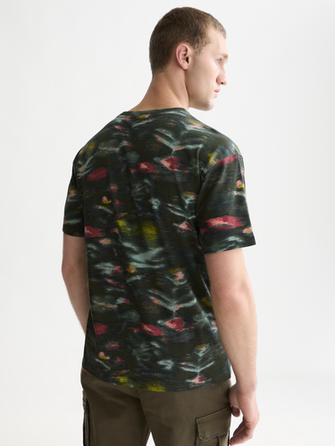 T-SHIRT HOMME RELAXED VERT VERT