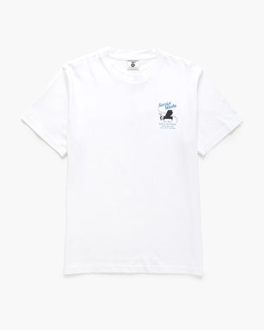 T-SHIRT HOMME BAR KITCHEN BLANC BLANC