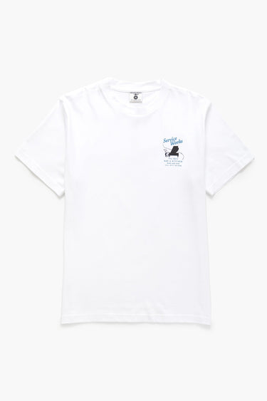 T-SHIRT HOMME BAR KITCHEN BLANC BLANC