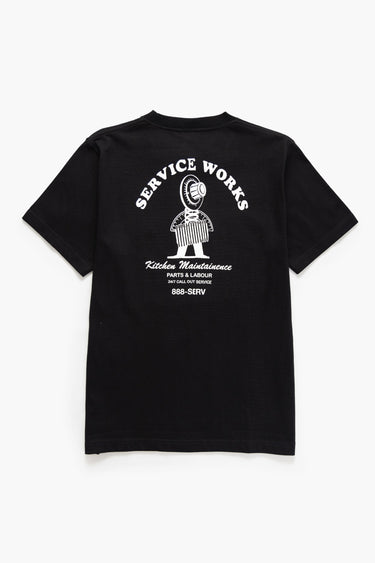 T-SHIRT HOMME MAINTENANCE NOIR NOIR