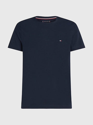 T-SHIRT HOMME CORE STRETCH SLIM C- MARINE MARINE
