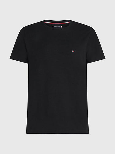 T-SHIRT HOMME CORE STRETCH SLIM C- NOIR NOIR