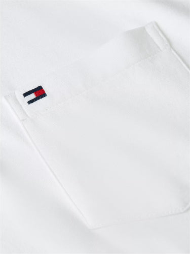 T-SHIRT HOMME ESSENTIAL SOLID POCK BLANC BLANC